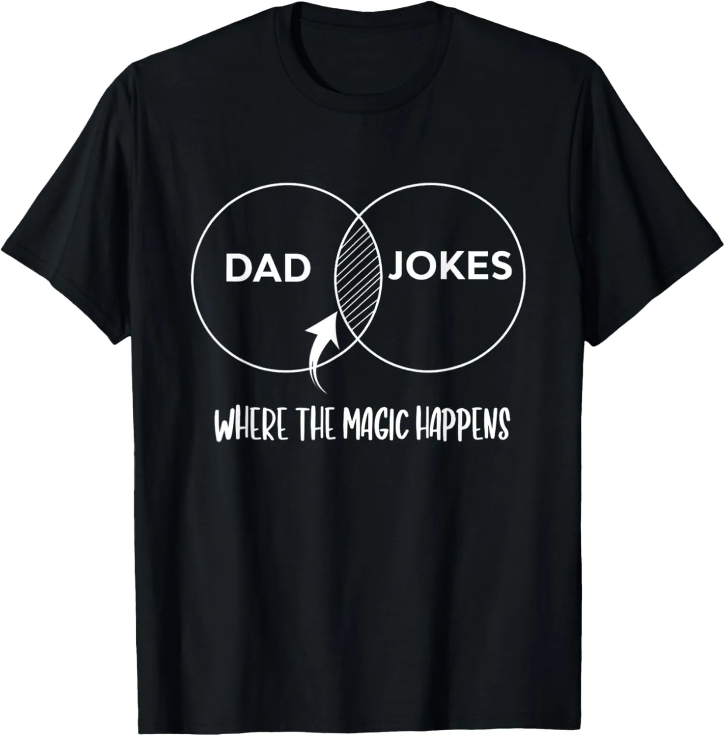 Funny Dad Jokes Shirt Dad Jokes Where The Magic Happens T-Shirt